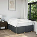 Sengeramme mørkegrå stoff