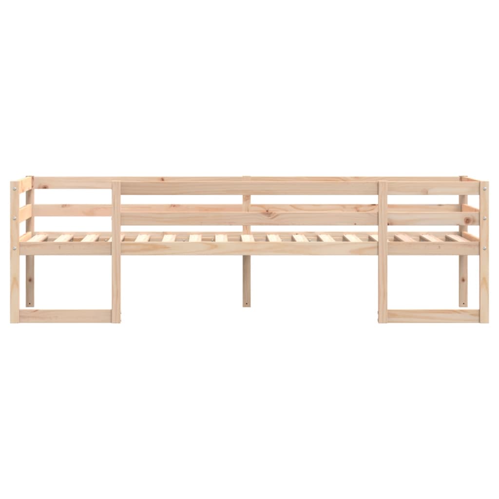 Sengeramme for barn 75x190 cm heltre furu
