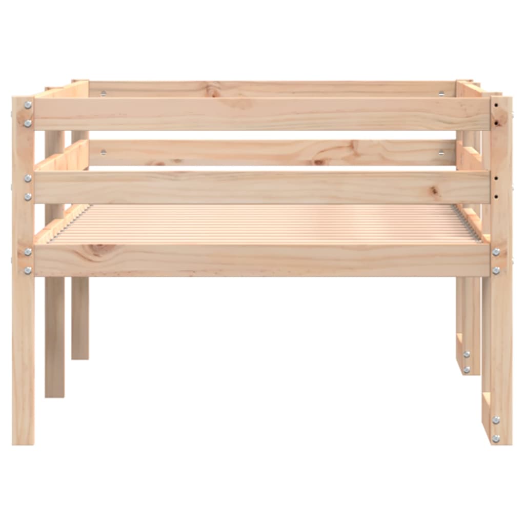 Sengeramme for barn 75x190 cm heltre furu