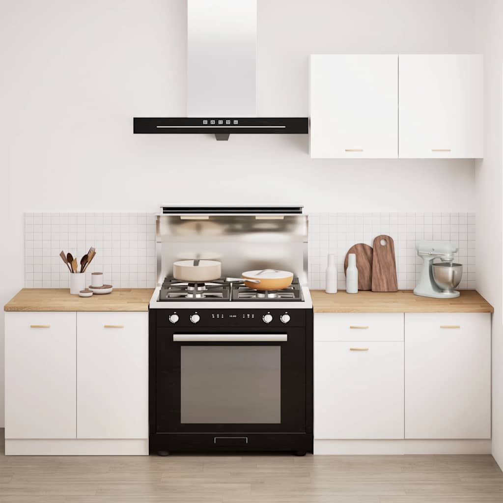 Kjøkken benkeplate rektangulær 80x63,5x2,7 cm heltre eik vidaXL