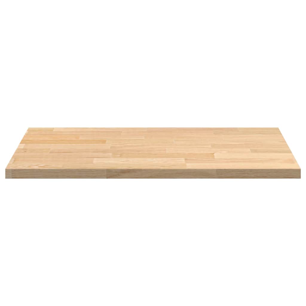 Kjøkken benkeplate rektangulær 80x63,5x2,7 cm heltre eik vidaXL