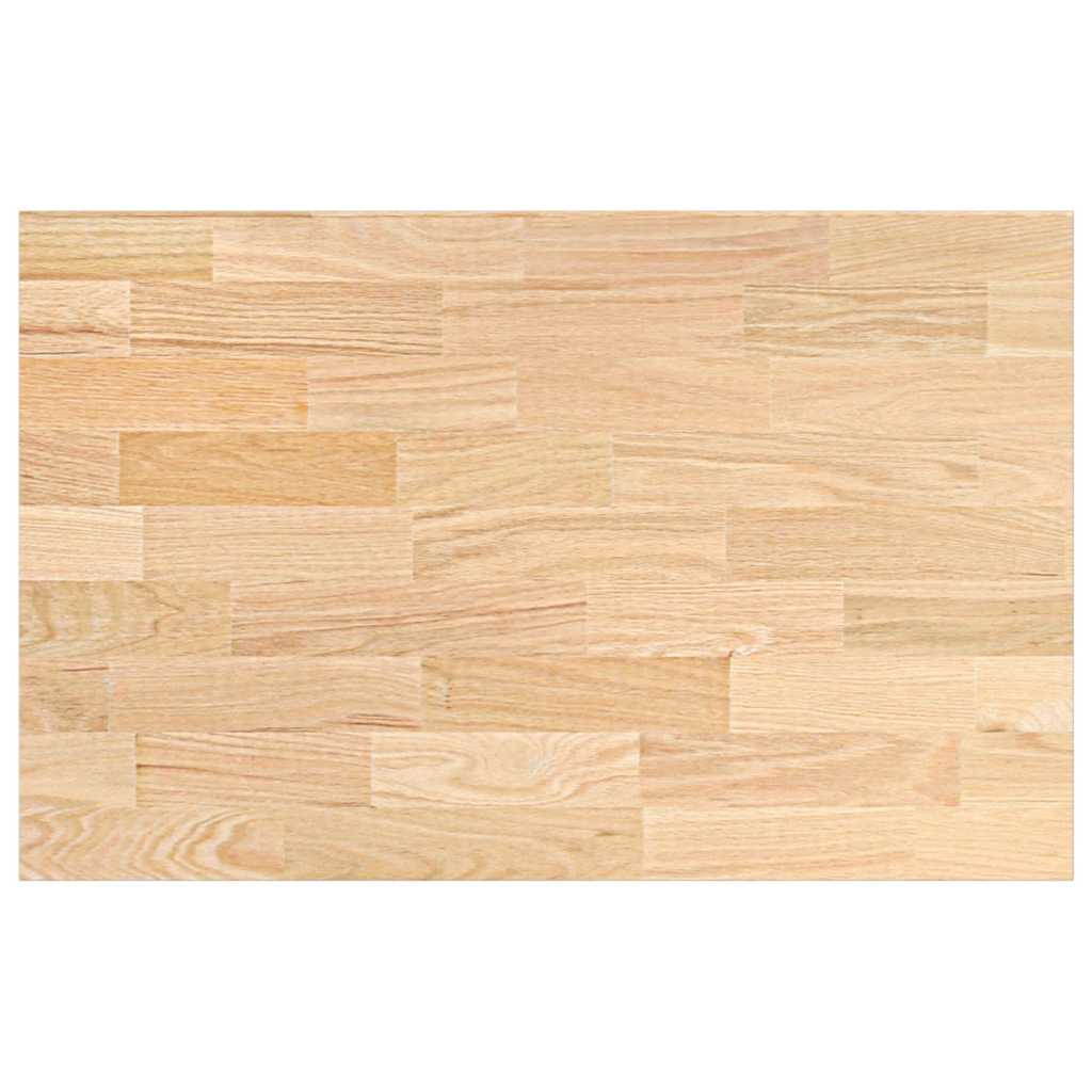 Kjøkken benkeplate rektangulær 100x63,5x2,7 cm heltre eik