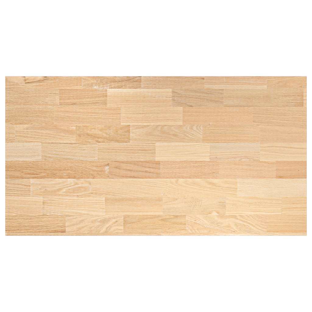 Kjøkken benkeplate rektangulær 120x63,5x2,7 cm heltre eik