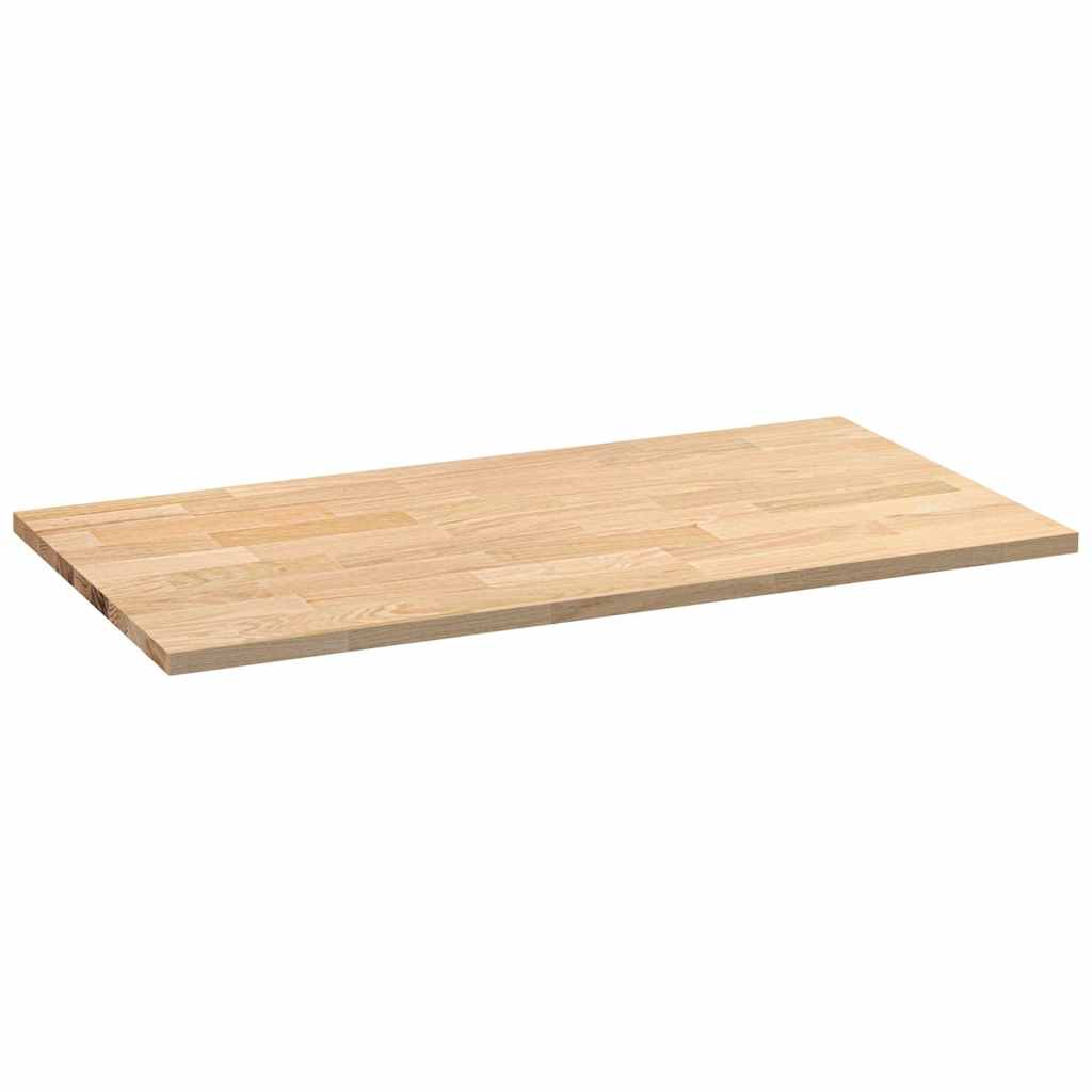 Kjøkken benkeplate rektangulær 120x63,5x2,7 cm heltre eik