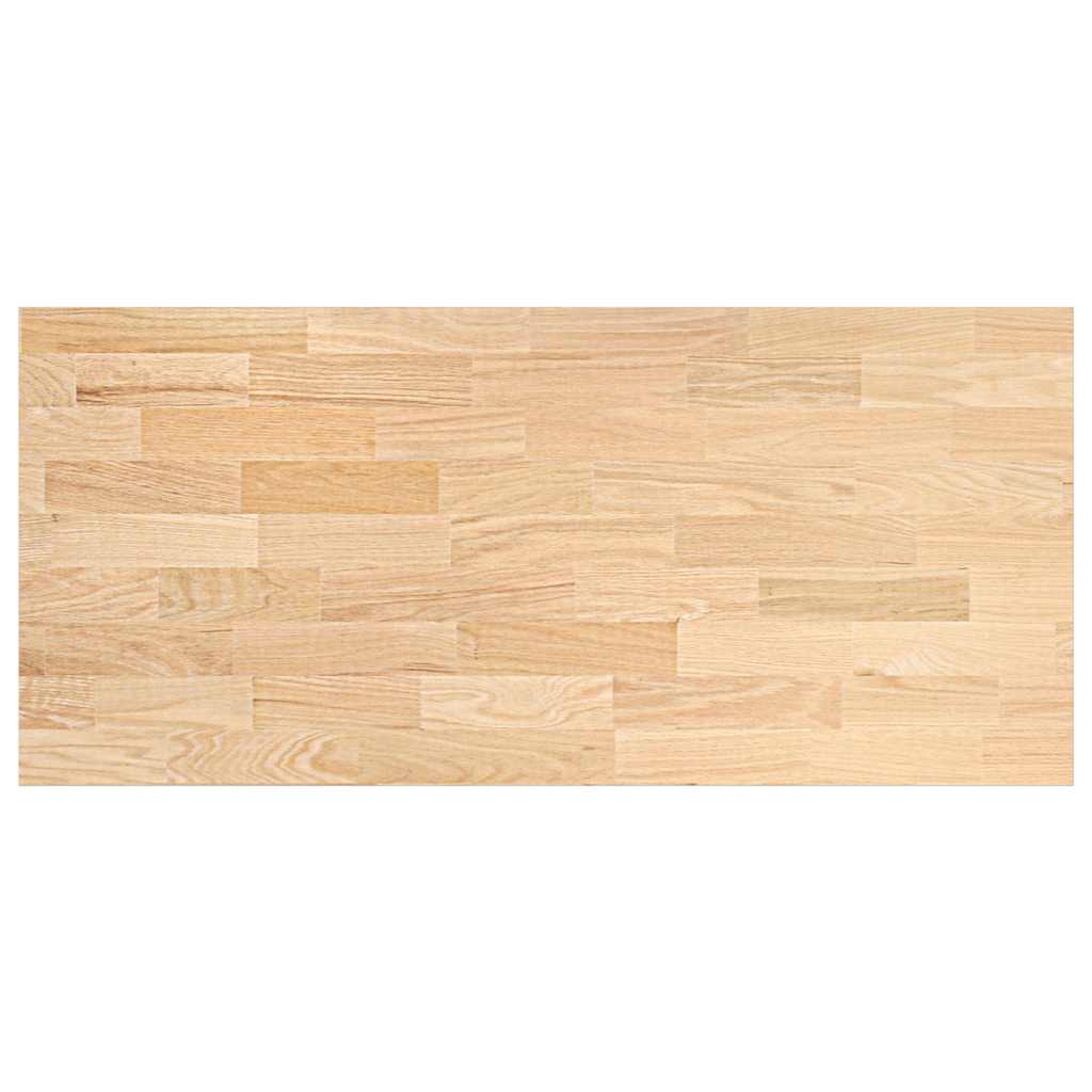 Kjøkken benkeplate rektangulær 140x63,5x2,7 cm heltre eik