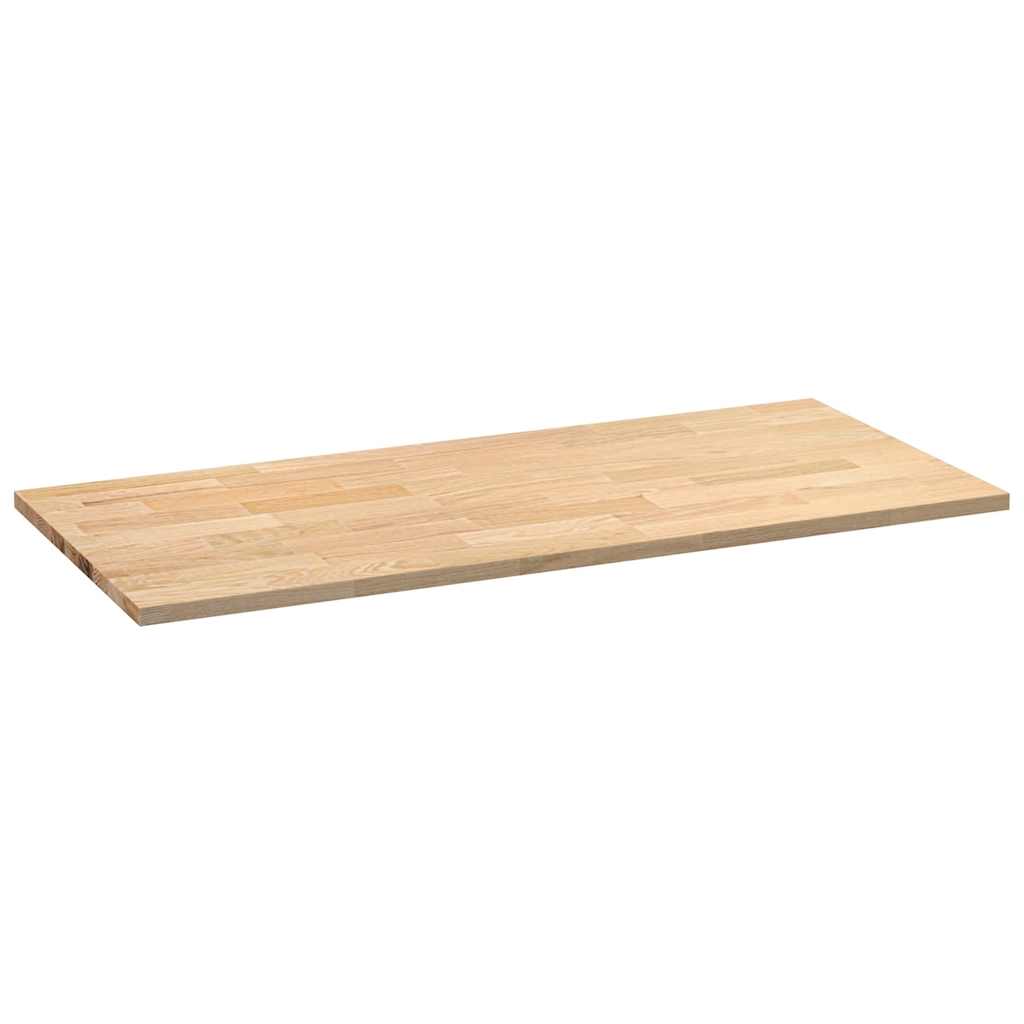 Kjøkken benkeplate rektangulær 140x63,5x2,7 cm heltre eik