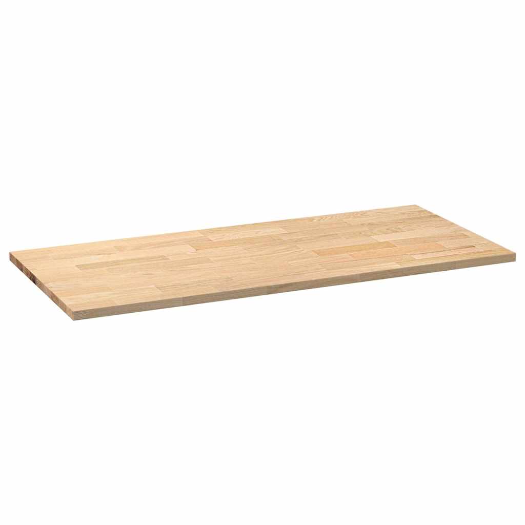 Kjøkken benkeplate rektangulær 140x63,5x2,7 cm heltre eik