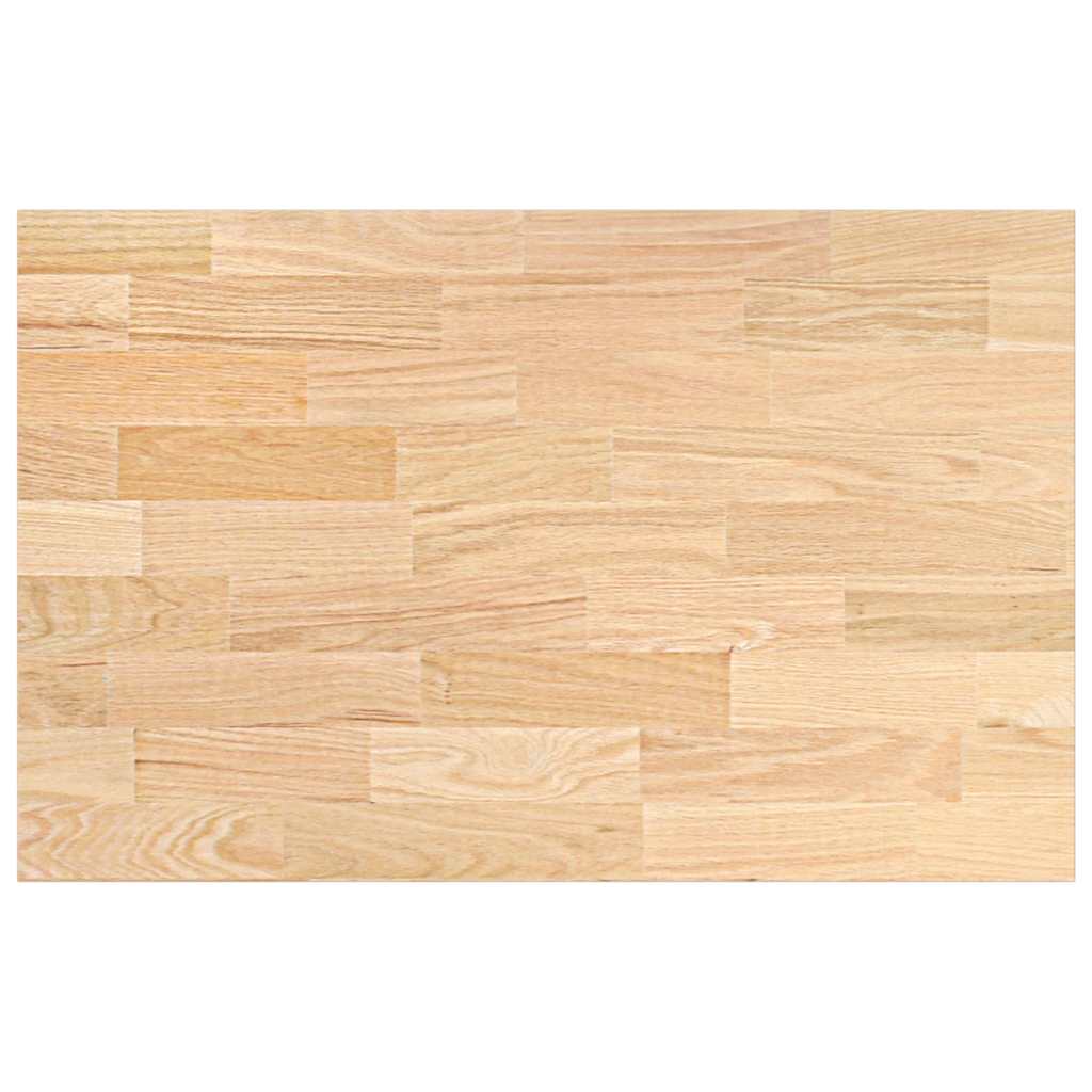 Kjøkken benkeplate rektangulær 100x63,5x4 cm heltre eik vidaXL