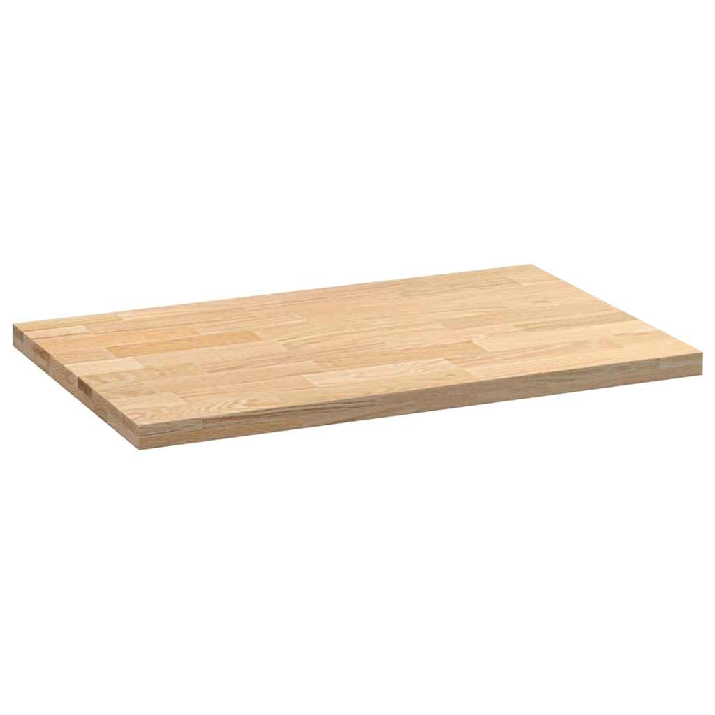 Kjøkken benkeplate rektangulær 100x63,5x4 cm heltre eik vidaXL