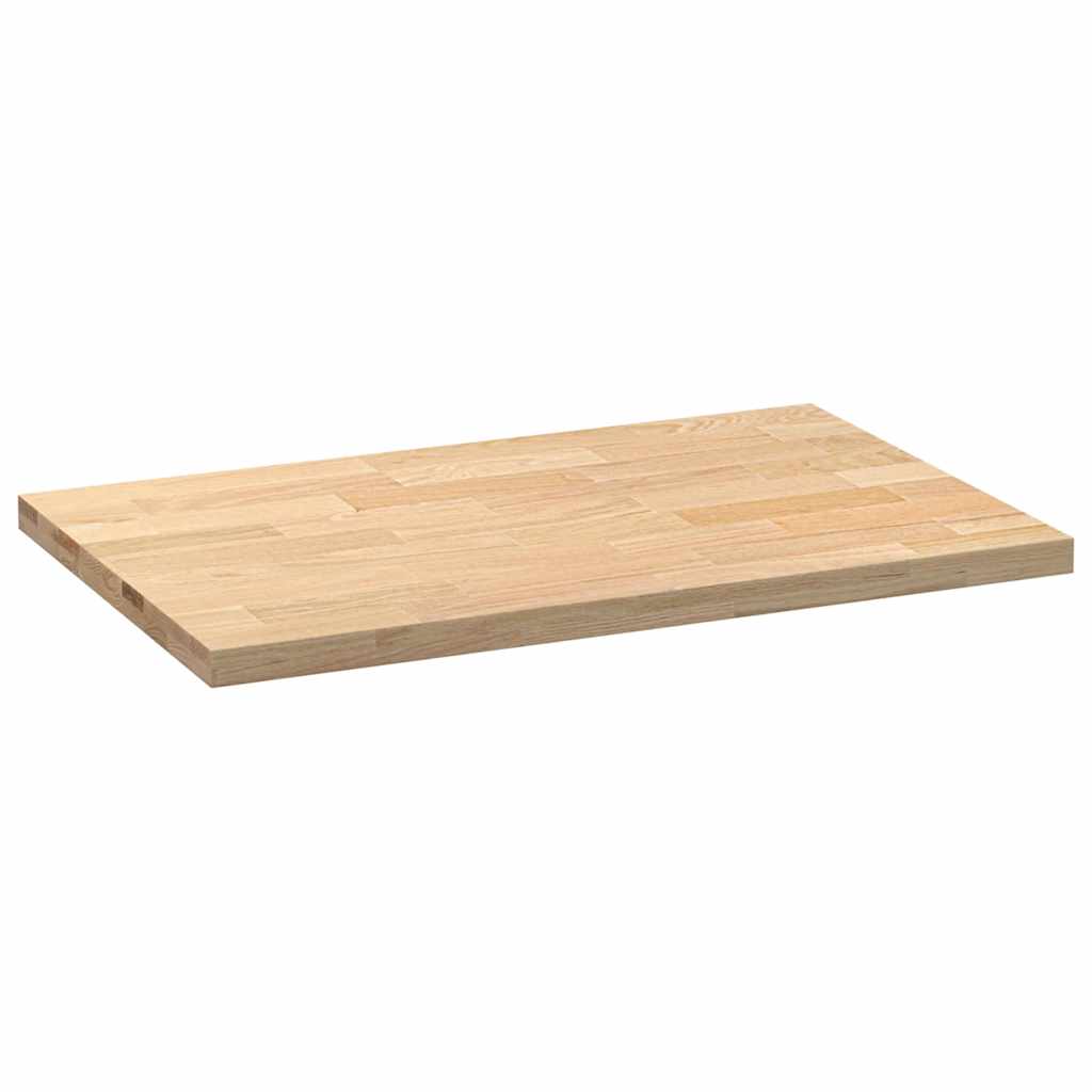 Kjøkken benkeplate rektangulær 100x63,5x4 cm heltre eik vidaXL