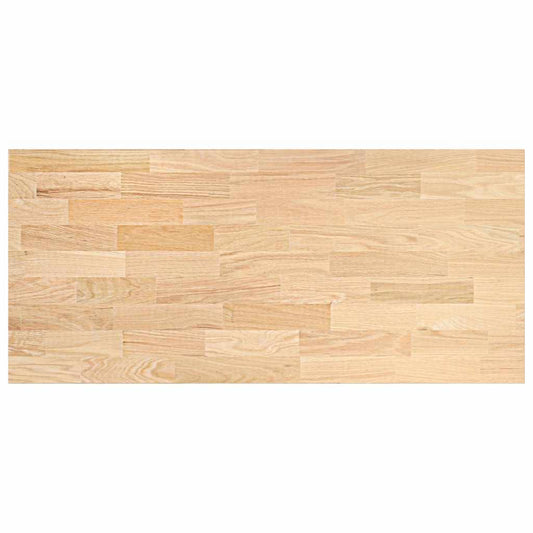 Kjøkken benkeplate rektangulær 140x63,5x4 cm heltre eik