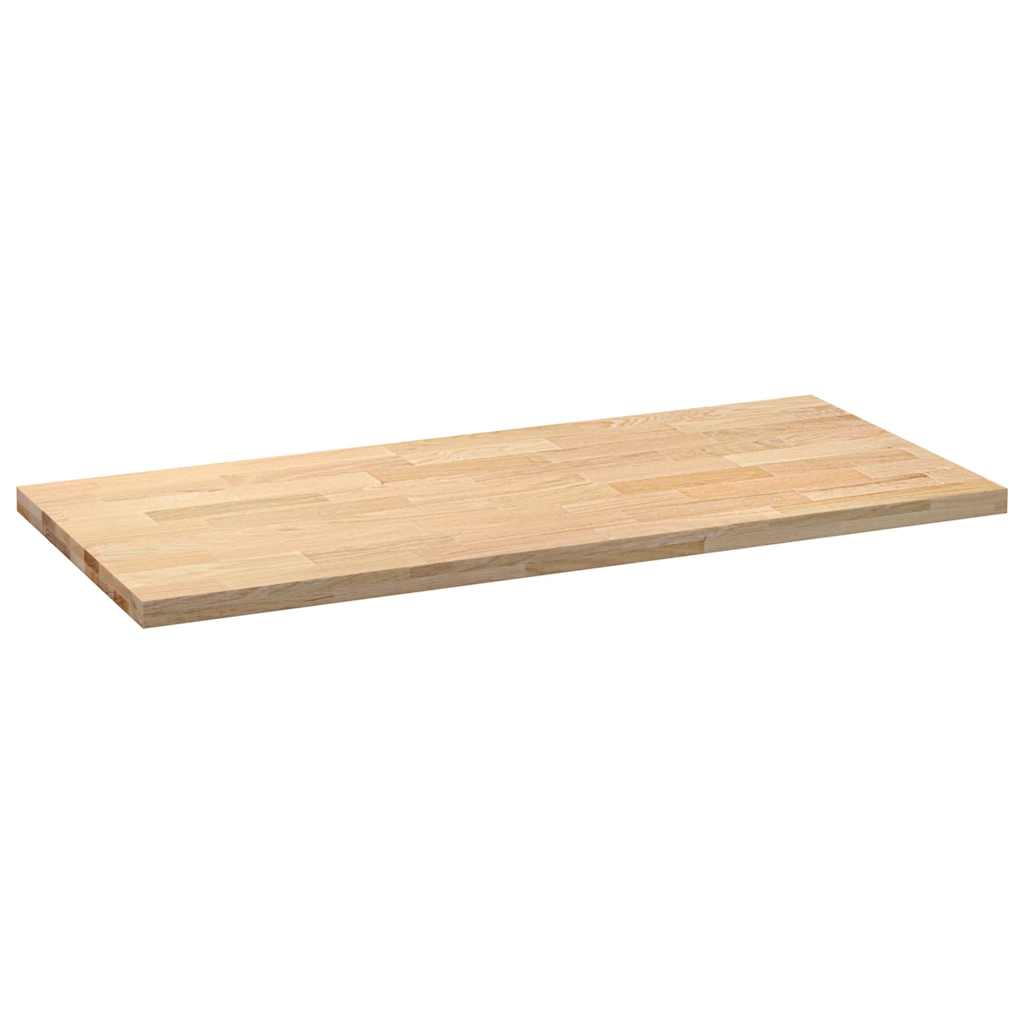 Kjøkken benkeplate rektangulær 140x63,5x4 cm heltre eik