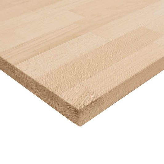 Kjøkken benkeplate rektangulær 140x63,5x4 cm heltre eik