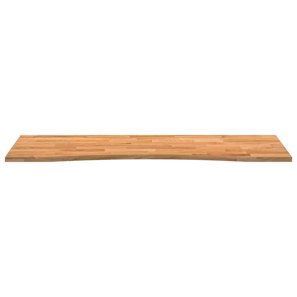 Bordplate lysebrun 140x50x2,5 cm rektangulær heltre eik