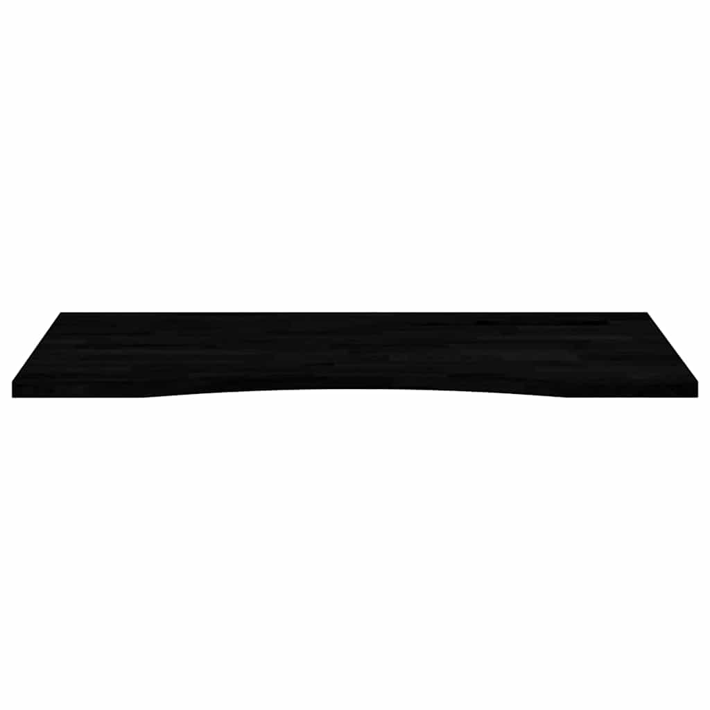 Bordplate mørkebrun 100x50x2,5 cm rektangulær heltre eik