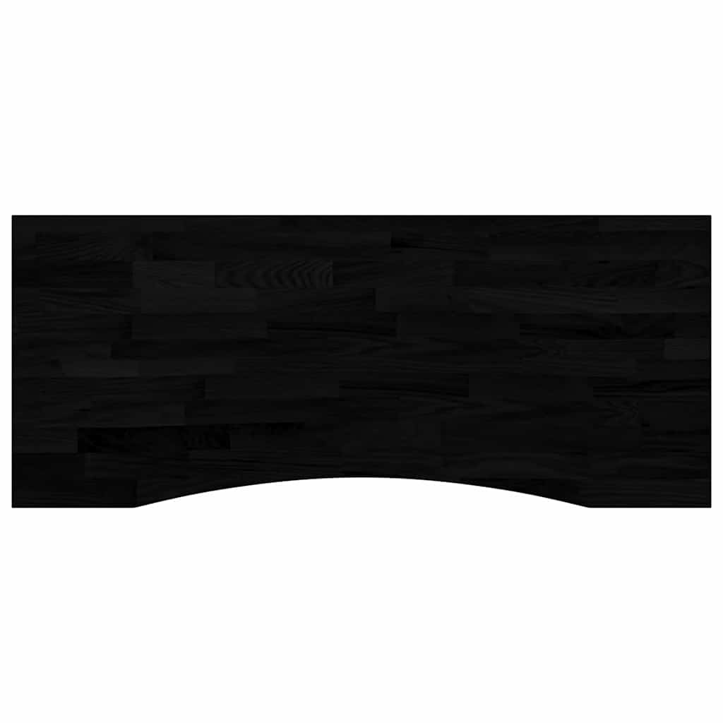 Bordplate mørkebrun 120x50x2,5 cm rektangulær heltre eik