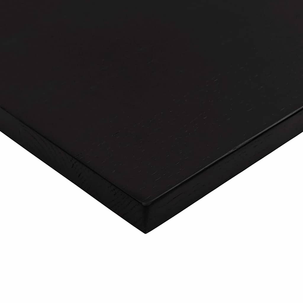 Bordplate mørkebrun 100x80x2,5 cm rektangulær heltre eik