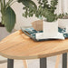 Bordplate 100x50x2 cm oval heltre eik vidaXL