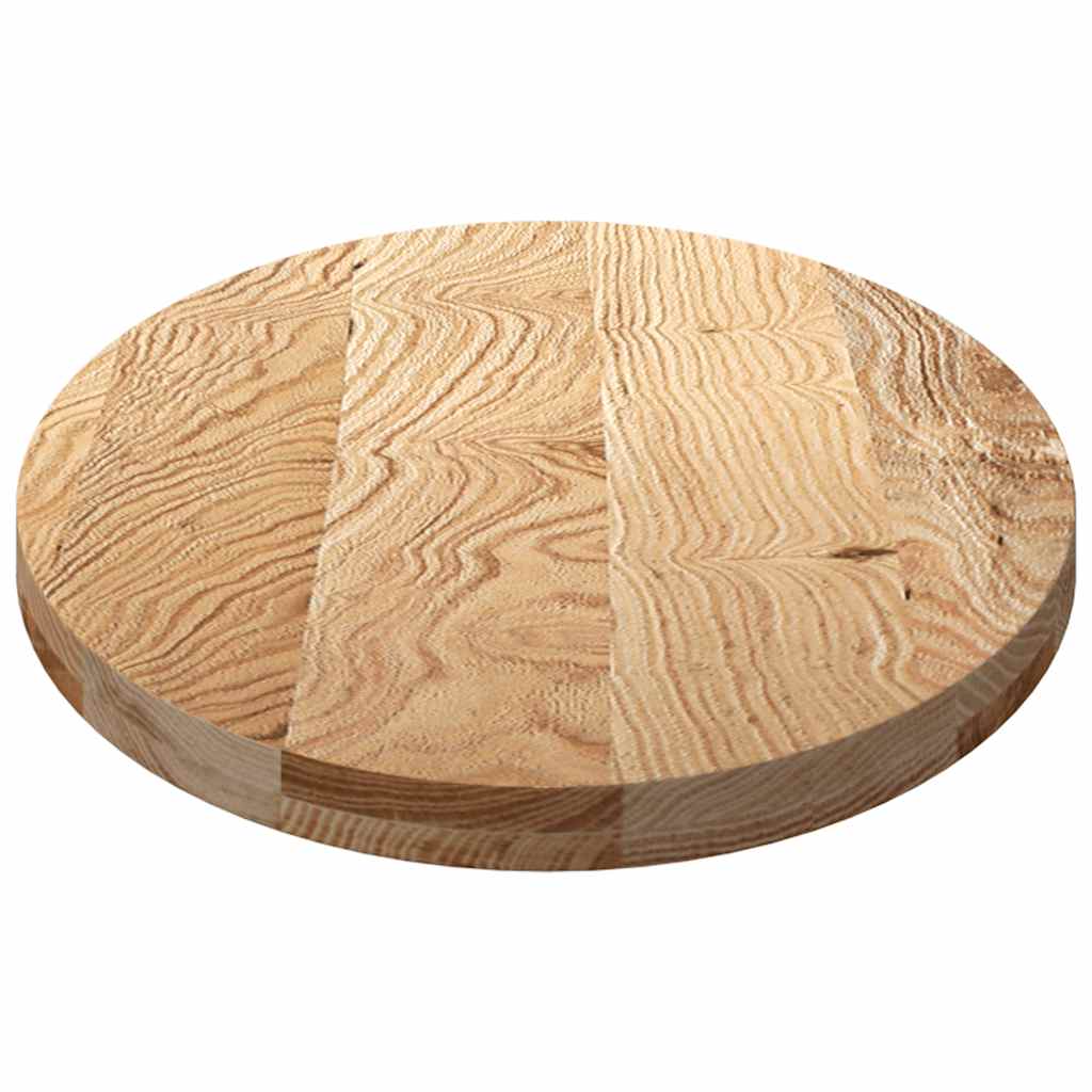 Bordplate 120x60x4 cm oval heltre eik vidaXL