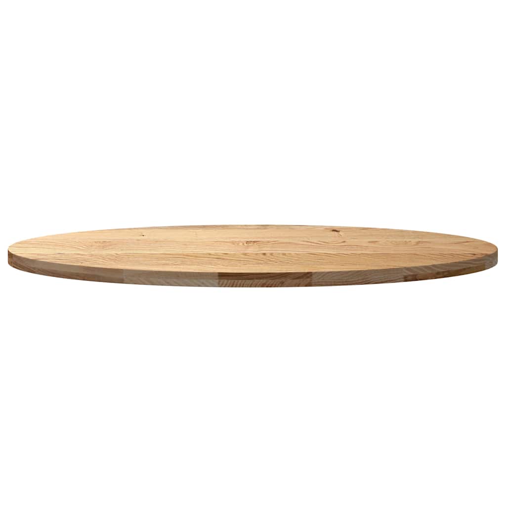 Bordplate 140x60x4 cm oval heltre eik