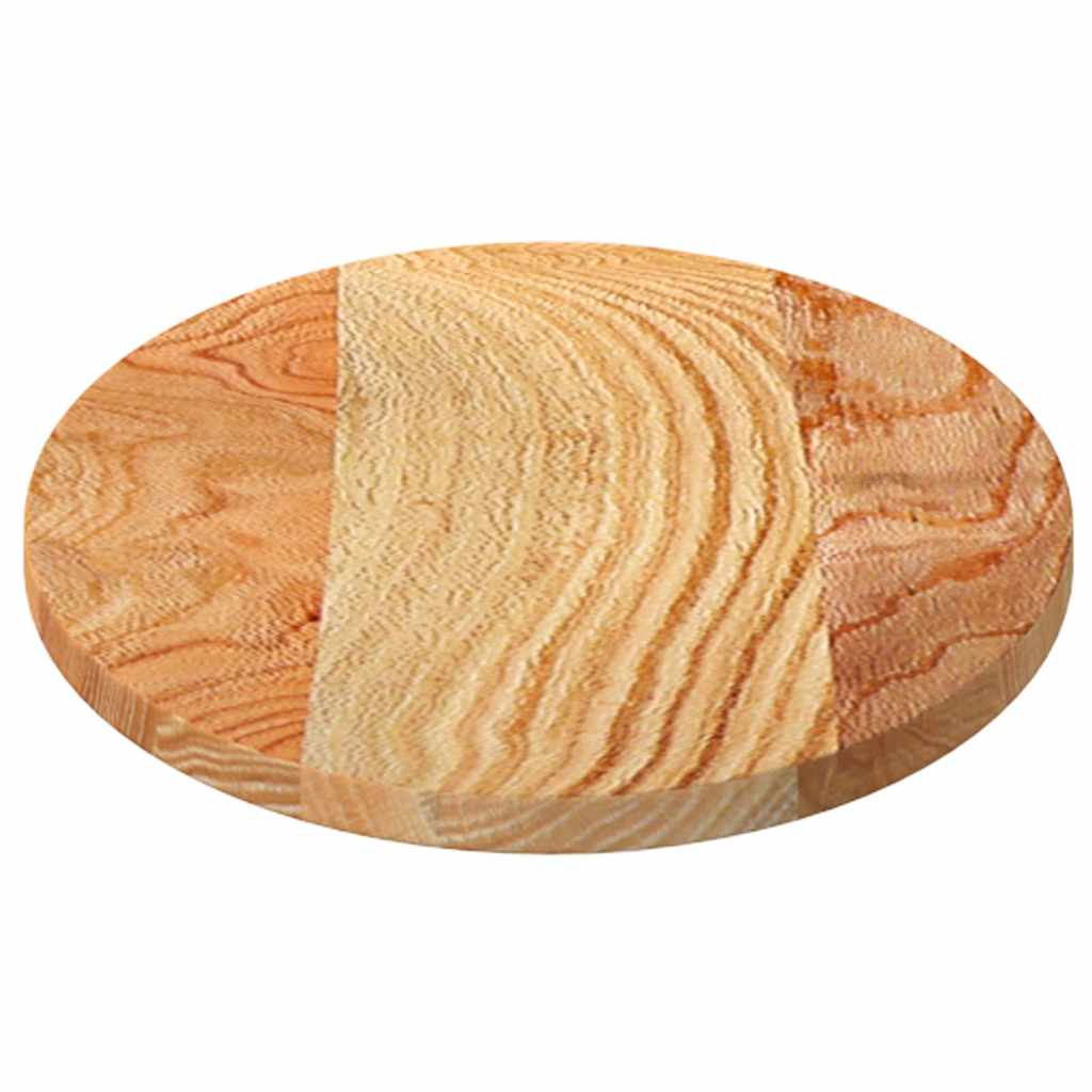 Bordplate lysebrun 80x40x2 cm oval heltre eik