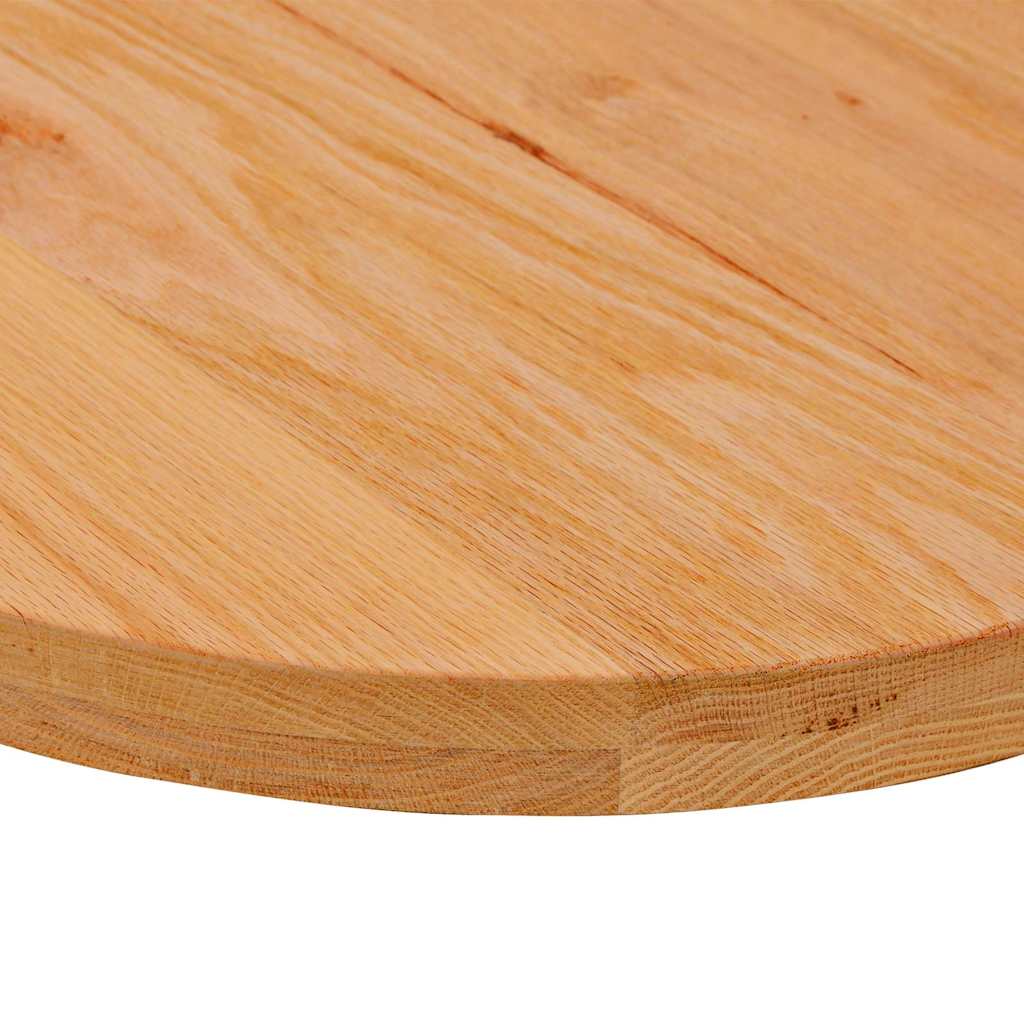 Bordplate lysebrun 100x50x4 cm oval heltre eik