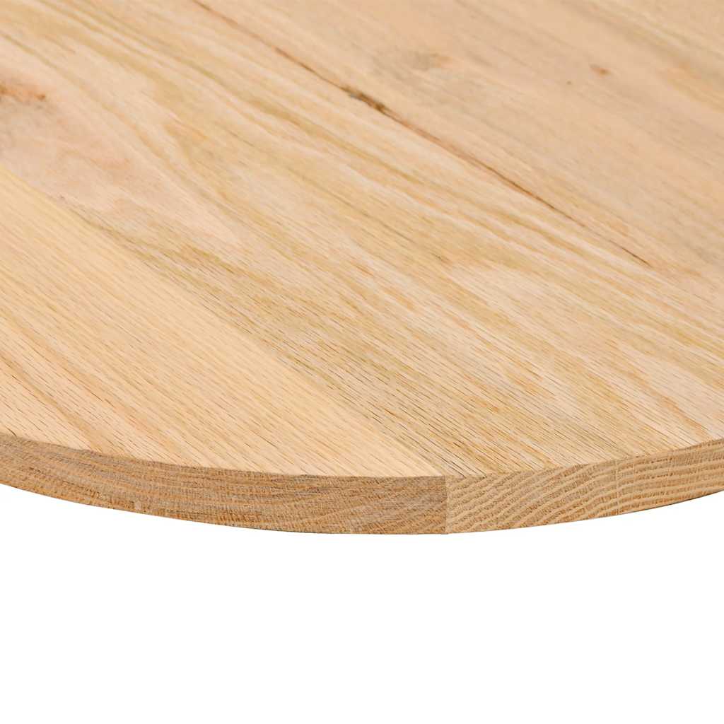 Bordplate 120x60x2 cm oval heltre eik vidaXL