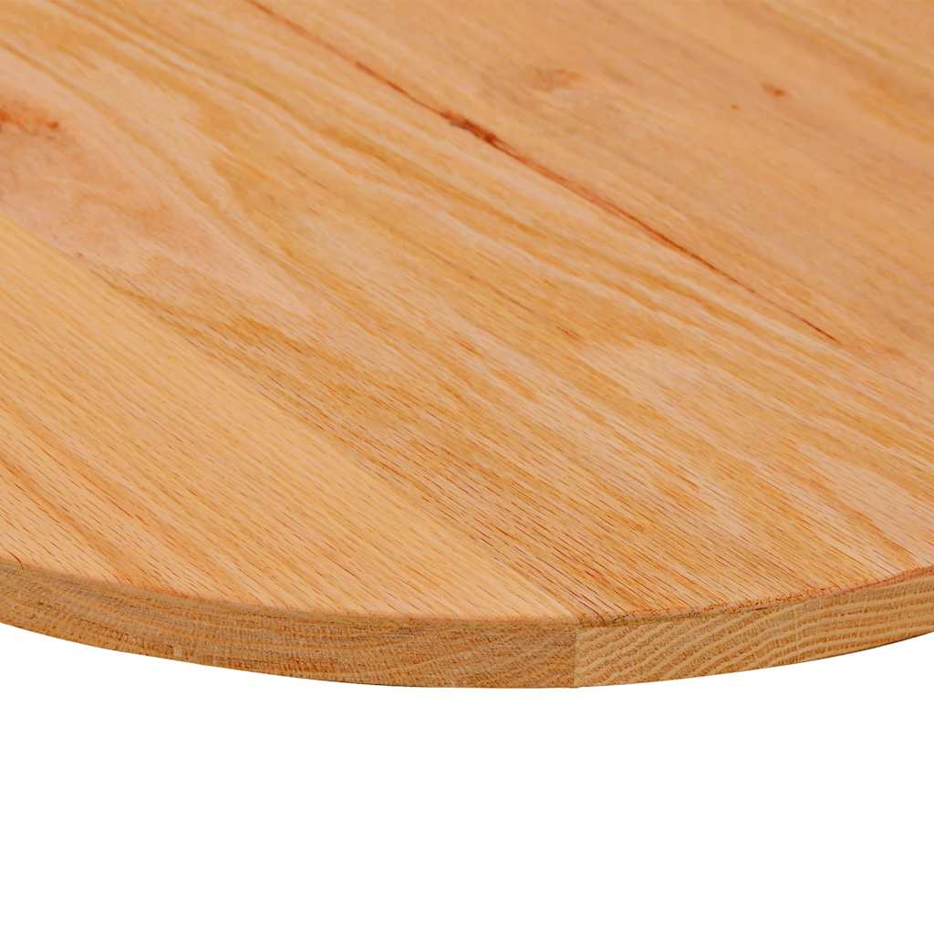 Bordplate lysebrun 140x60x2 cm oval heltre eik