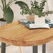 Bordplate lysebrun 100x50x4 cm oval heltre eik