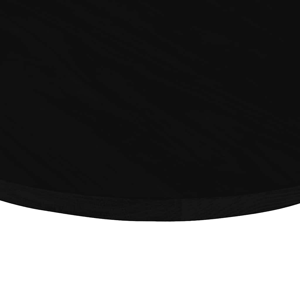 Bordplate mørkebrun 100x50x2 cm oval heltre eik