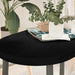 Bordplate mørkebrun 100x50x4 cm oval heltre eik