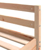 Køyeseng med skrivebord og stige 160x200 cm heltre furu