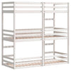 Trippel køyeseng hvit 90x200 cm heltre furu