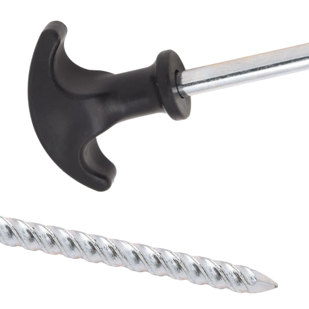 Teltplugger 24 stk 17 cm Ø7 mm galvanisert stål