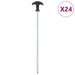 Teltplugger 24 stk 30 cm Ø7 mm galvanisert stål