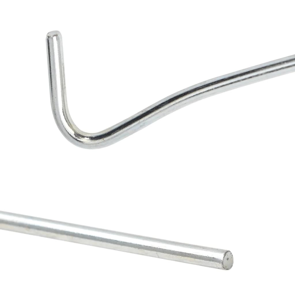 Teltplugger 50 stk 23 cm Ø4 mm galvanisert stål