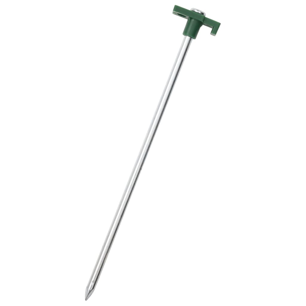 Teltplugger 12 stk 25 cm 7 mm galvanisert stål og PP