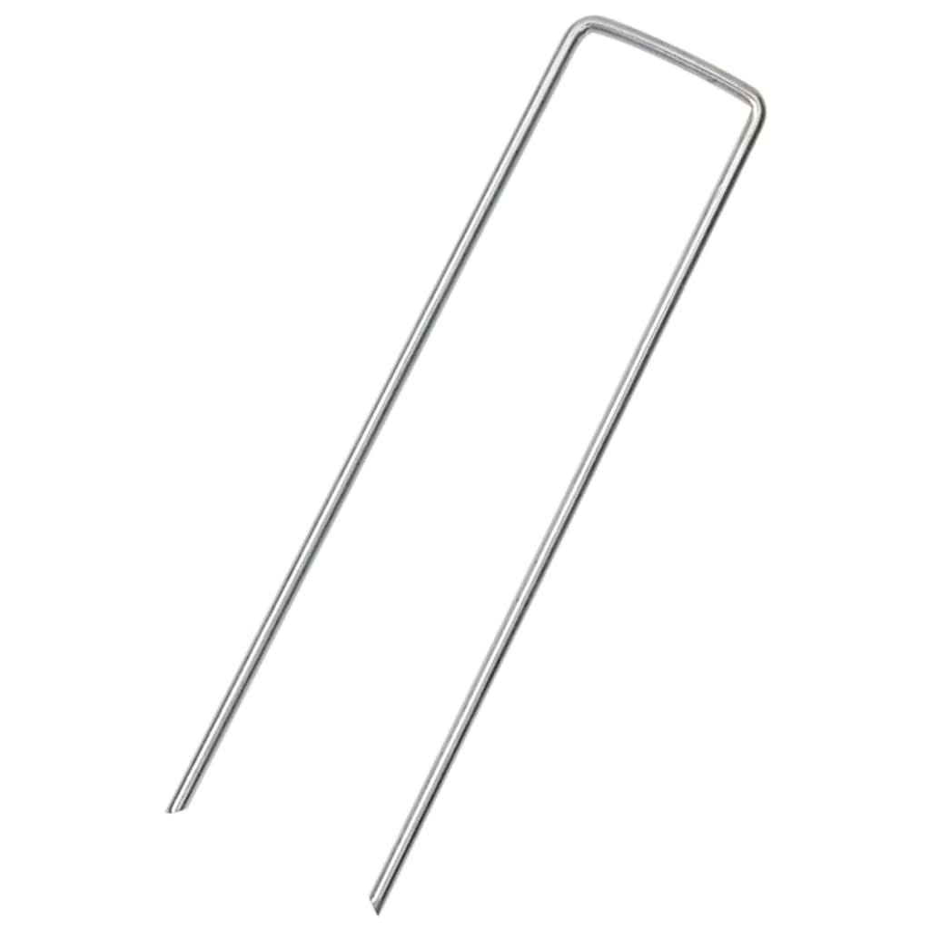 Jordplugger U-formet 25 stk 15x3,5 cm galvanisert stål