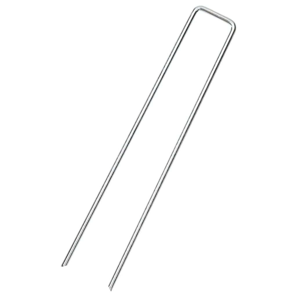 Jordplugger U-formet 25 stk 20x3,5 cm galvanisert stål