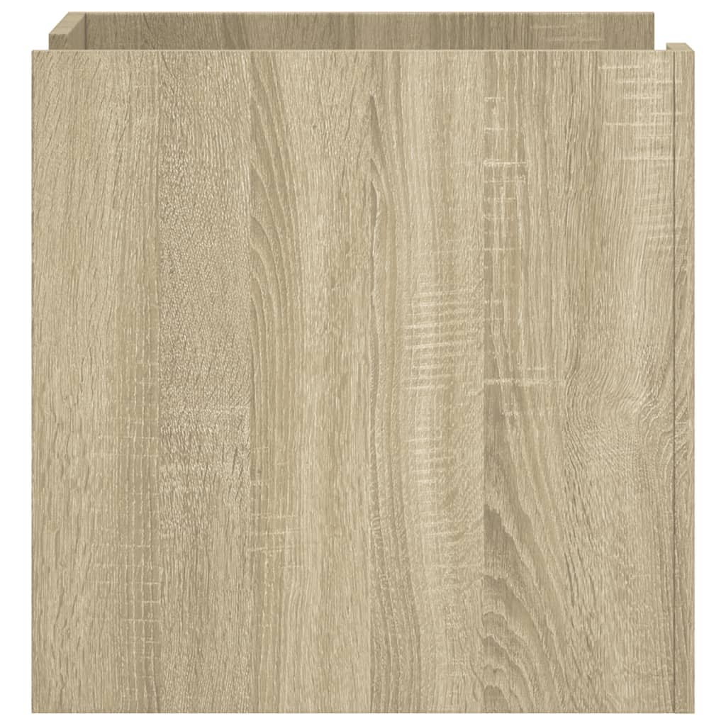 Nattbord 2 stk sonoma eik 45x50x50 cm konstruert tre