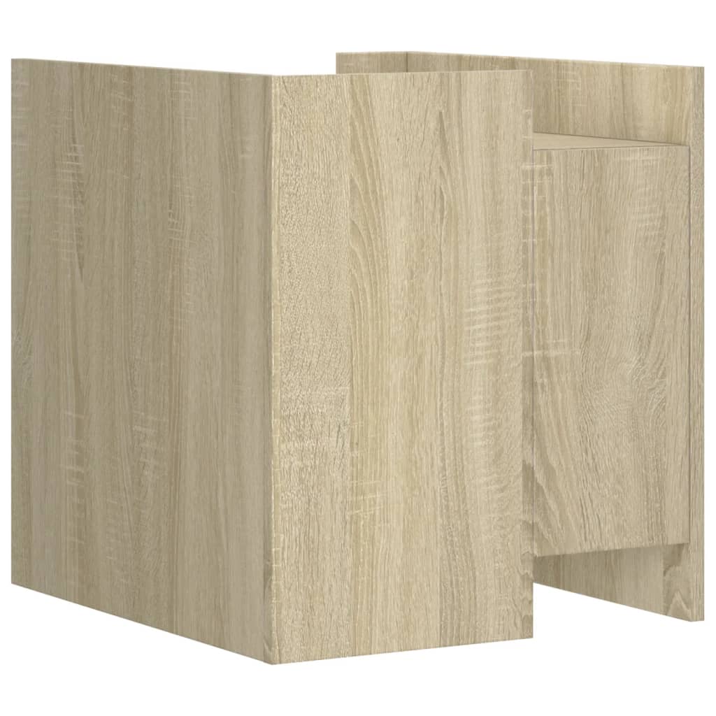 Nattbord 2 stk sonoma eik 45x50x50 cm konstruert tre