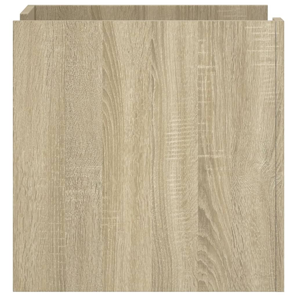 Nattbord sonoma eik 45x50x50 cm konstruert tre
