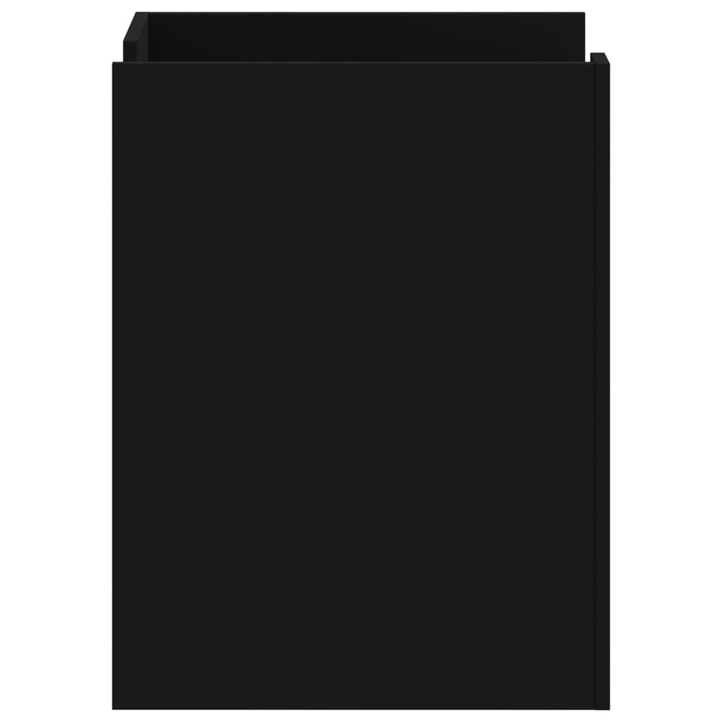 Nattbord svart 45x50x65 cm konstruert tre