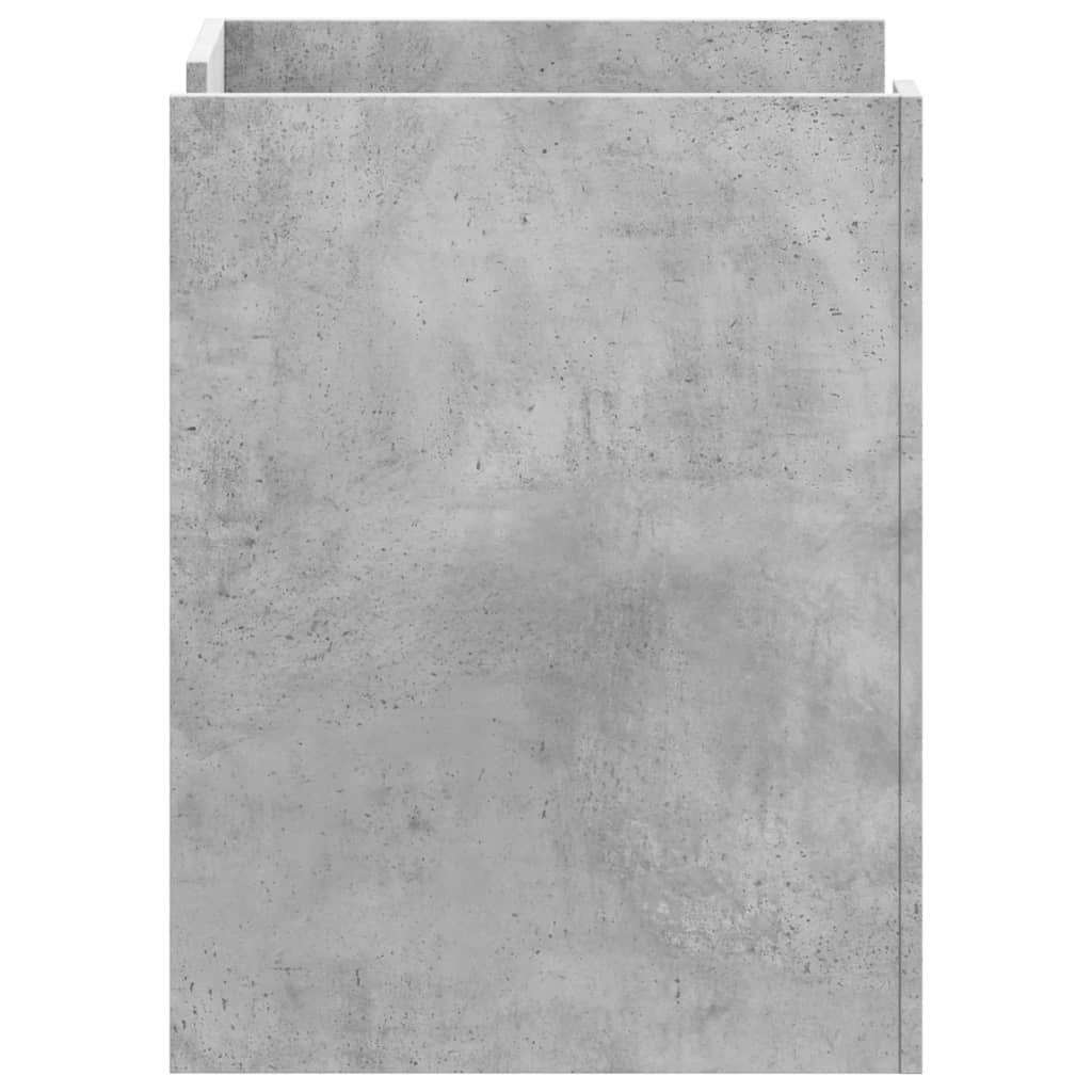 Nattbord betonggrå 45x50x65 cm konstruert tre