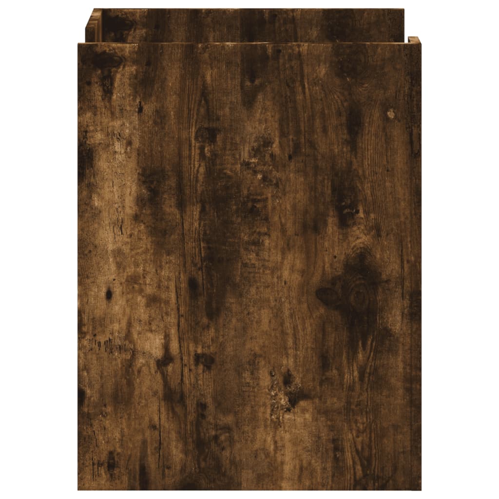 Nattbord røkt eik 45x50x65 cm konstruert tre