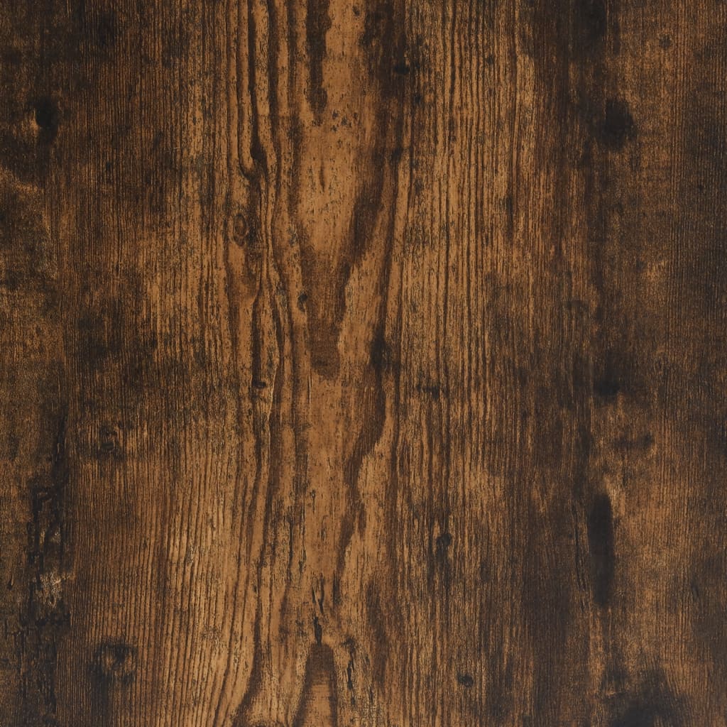 Veggmontert nattbord røkt eik 45x30x35 cm