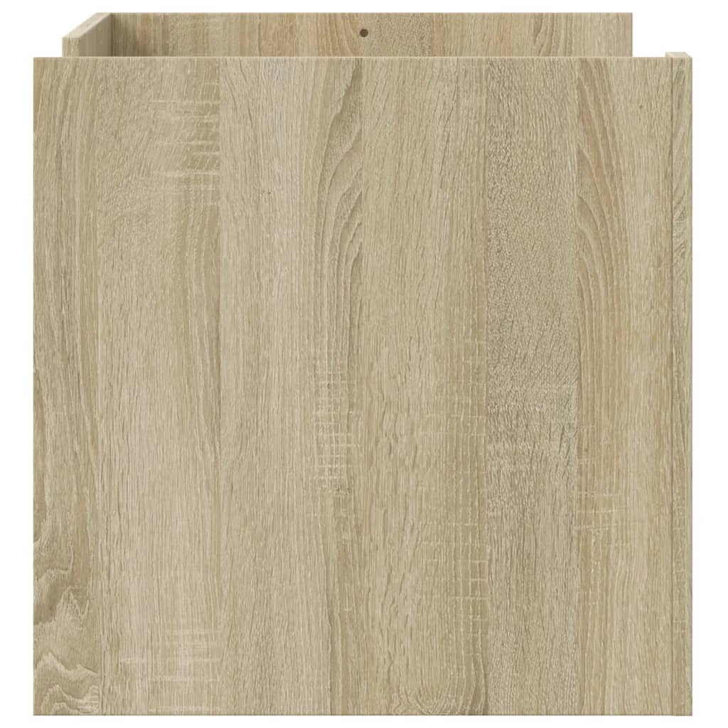 Salongbord sonoma eik 80x50x50 cm konstruert tre