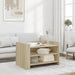 Salongbord sonoma eik 80x50x50 cm konstruert tre