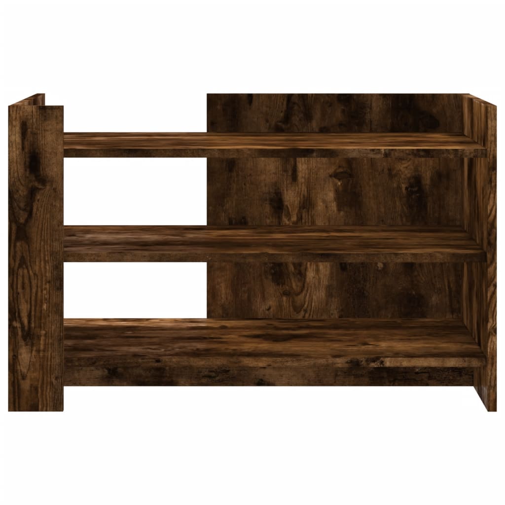 Salongbord røkt eik 80x50x50 cm konstruert tre