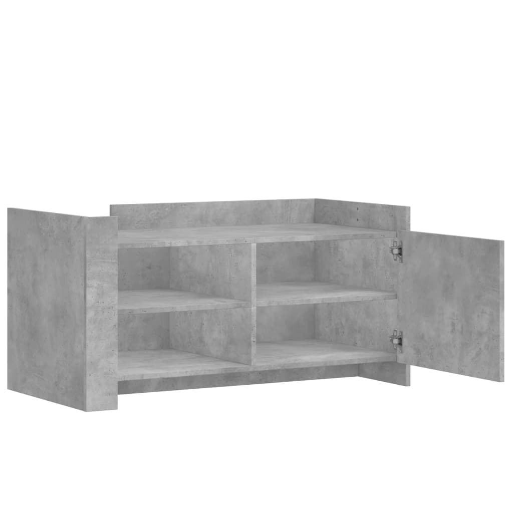Salongbord betonggrå 100x50x50 cm konstruert tre